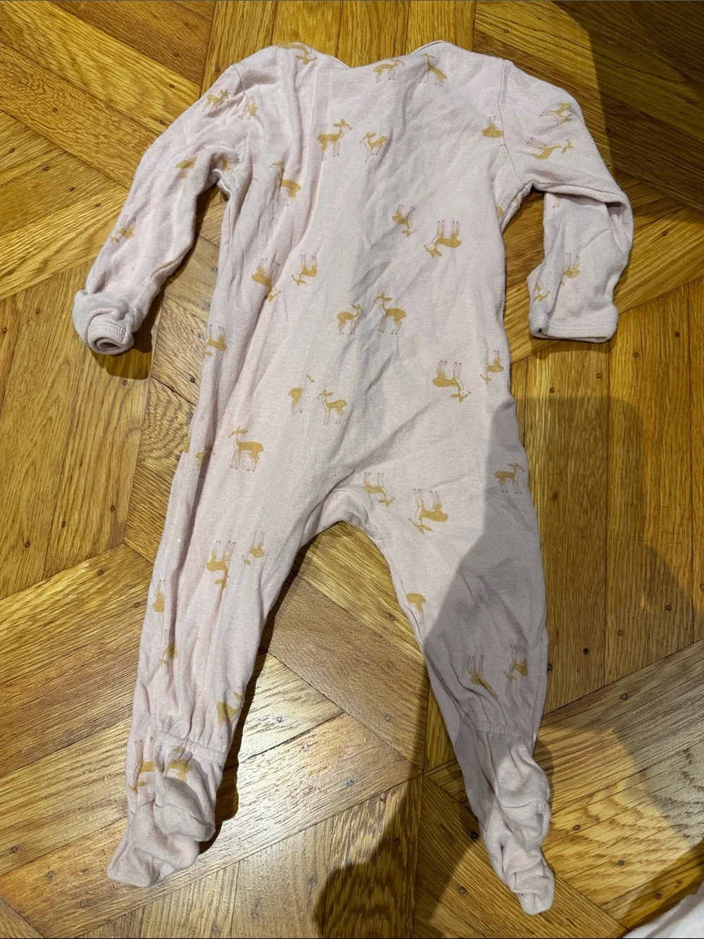Cloud island 6-9 months onesies footed pajamas
